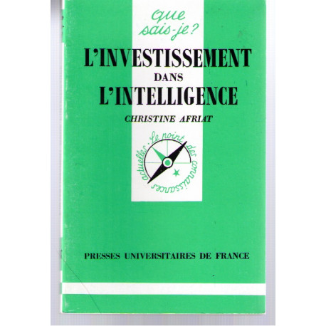 L'investissement dans l'intelligence
