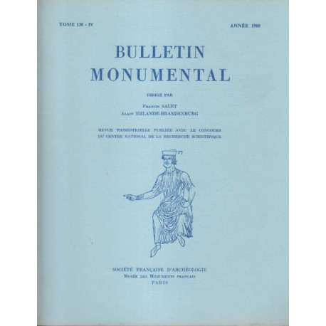Bulletin monumental tome 138 iv