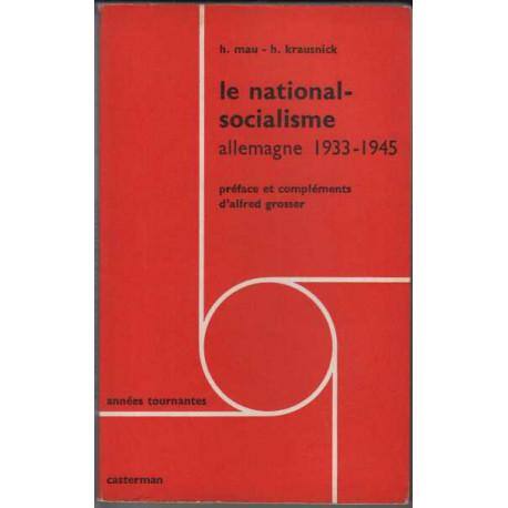 Le national-socialisme allemagne 1933-1945