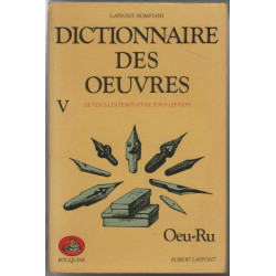 Dictionnaire des oeuvres de tous les temps et de tous les pays t5...