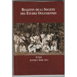 Bulletin De La Societe Des Etudes Oceaniennes numero 321 janvier...