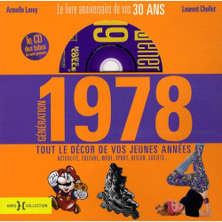 Génération 1978 : Le livre anniversaire de vos 30 ans (1CD audio)