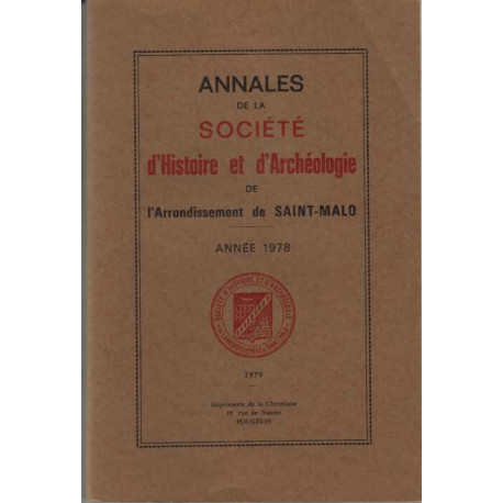 Annales de la societe d'histoire et d'archeologie de...