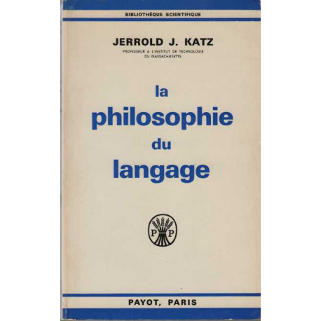 La philosophie du langage
