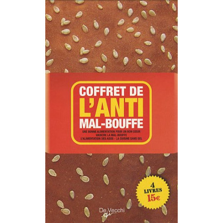 Coffret L'anti Mal-bouffe : Coffret en 4 volumes