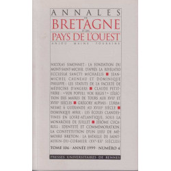 Annales de Bretagne et des Pays de l'Ouest - Tome 106 - Année...