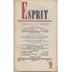 Esprit septembre 1969 numero 9