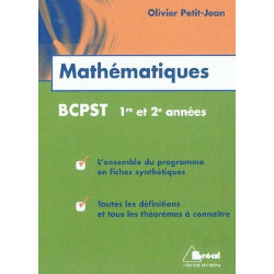 Mathématiques BCPST Première et Deuxième Annee