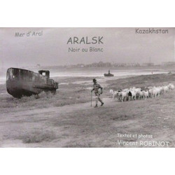 Aralsk: Noir ou blanc (Mer d'Aral Kazakhstan)