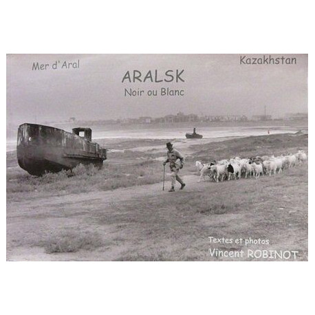Aralsk: Noir ou blanc (Mer d'Aral Kazakhstan)