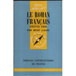 Le roman francais depuis 1900