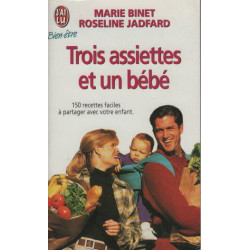 Trois assiettes et un bebe