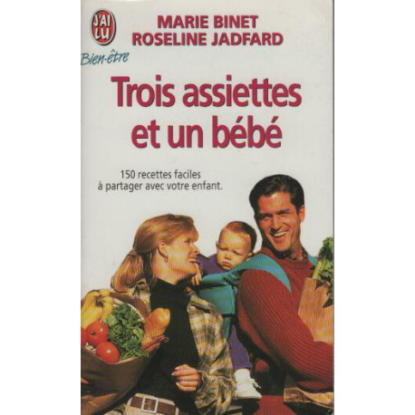 Trois assiettes et un bebe