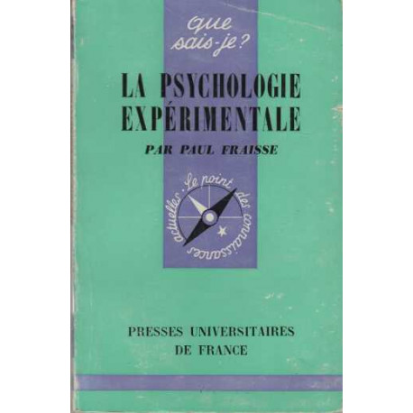 La psychologie experimentale