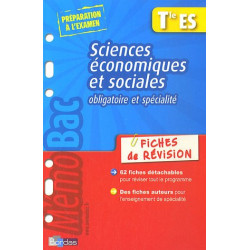 Sciences Economiques et Sociales obligatoire et spécialité Tle ES...