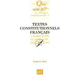 Textes constitutionnels français