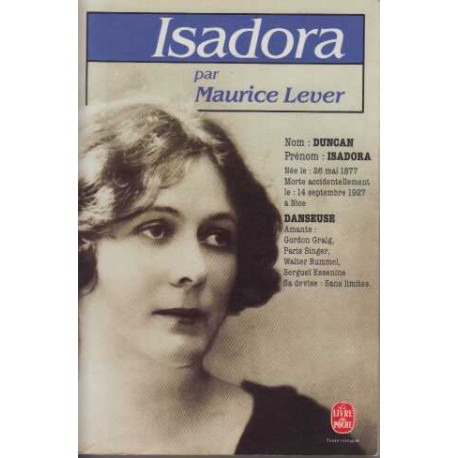 Isadora : roman d'une vie