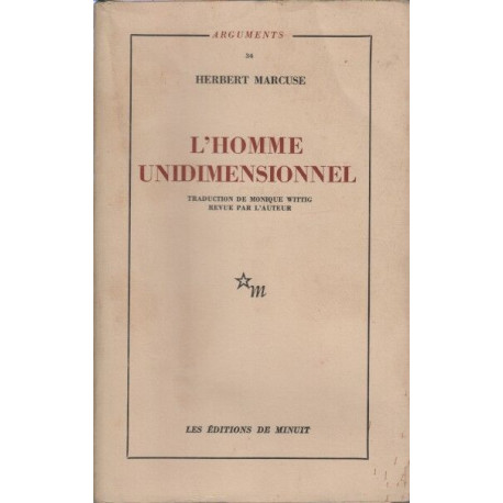 L'homme unidimensionnel
