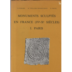 Monument sculptes en france ( iv-x siecles) tome 1 Paris et son...