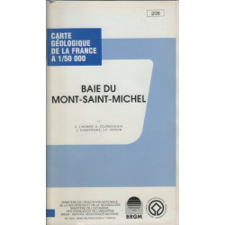 Carte géologique : Mont-St-Michel: 1/50 000