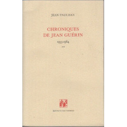 Chroniques de Jean Guérin tome 2 1953-1964