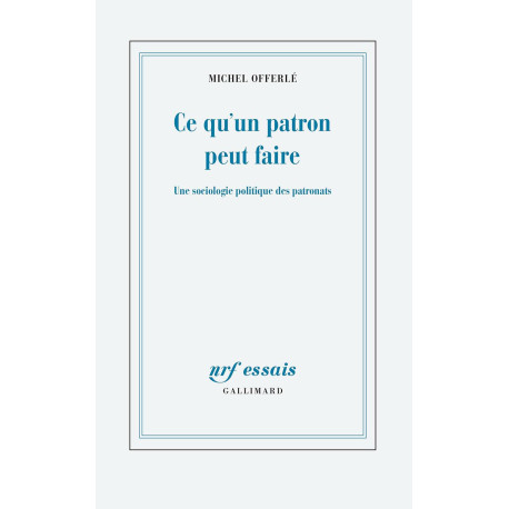 Ce qu'un patron peut faire: Une sociologie politique des patronats