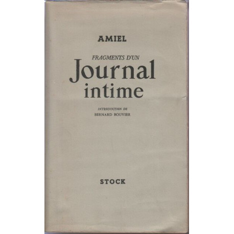 Fragments d'un journal intime