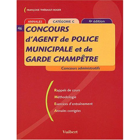 Concours d'agent de police et de garde champetre deuxième édition 2002
