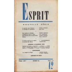 Esprit decembre 1966 numero 12