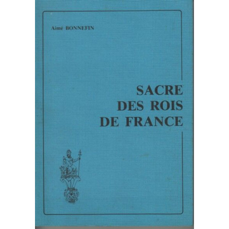 Sacre des rois de france