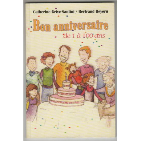 Bon anniversaire de 1 à 100 ans
