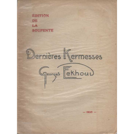 Dernieres kermesses