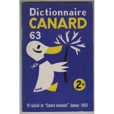 Dictionnaire canard 63