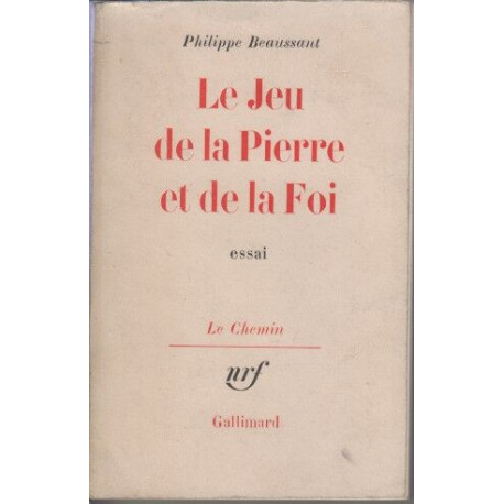 Le jeu de la pierre et de la foi