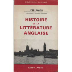 Histoire de la litterature anglaise