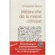 Mélancolie de la masse critique