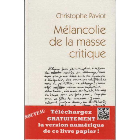 Mélancolie de la masse critique