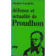 Défense et actualité de Proudhon