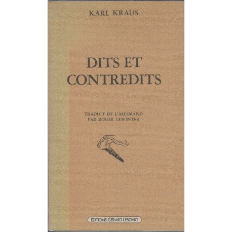 Dits et contredits