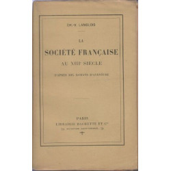 La societe francaise au XIII siecle