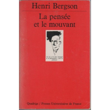 La Pensée et le Mouvant