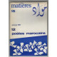 Matieres numero 15 12 poetes marocains
