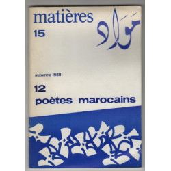 Matieres numero 15 12 poetes marocains