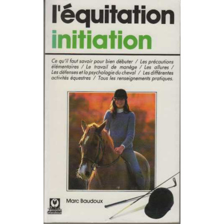 L'Equitation initiation