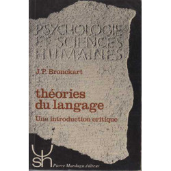 Theories du langage une introduction critique