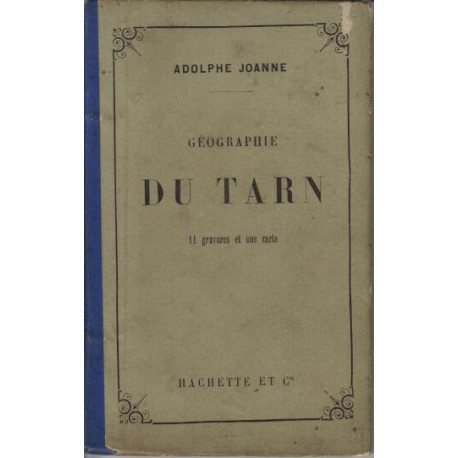 Geographie du tarn ( 11 gravures et une carte )