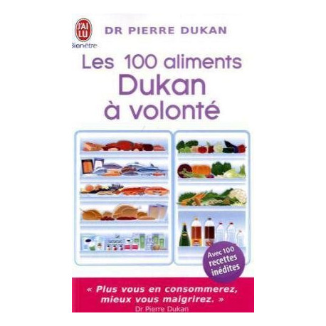 Les 100 aliments Dukan à volonté