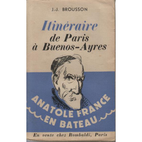 Itineraire de paris a buenos ayres anatole france en bateau