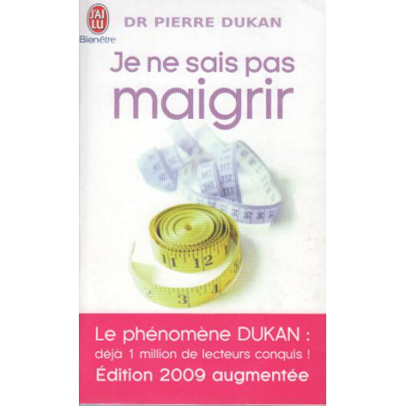 Je ne sais pas maigrir
