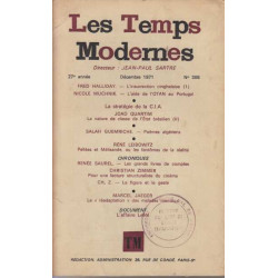 Les temps modernes decembre 1971